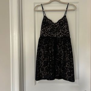Express formal black lace dress